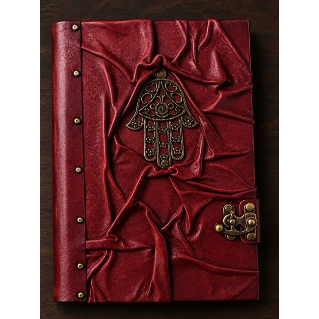 16cm x 21cm  big leather notebook -1